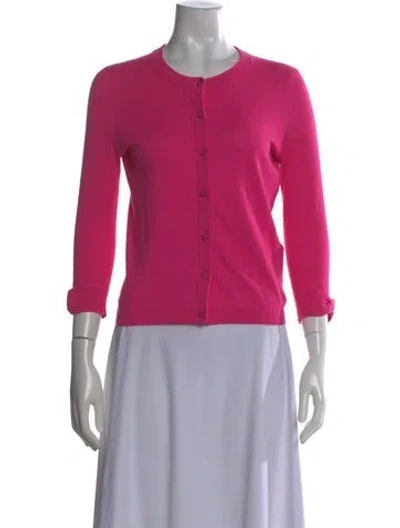 Pre-owned Kate Spade Crew Neck Sweater In Pink