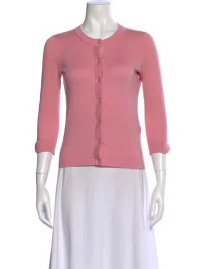 Pre-owned Kate Spade Crew Neck Sweater In Pink