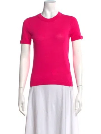 Pre-owned Kate Spade Crew Neck Sweater In Pink