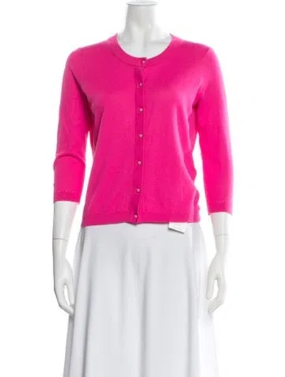 Pre-owned Kate Spade Crew Neck Sweater In Pink