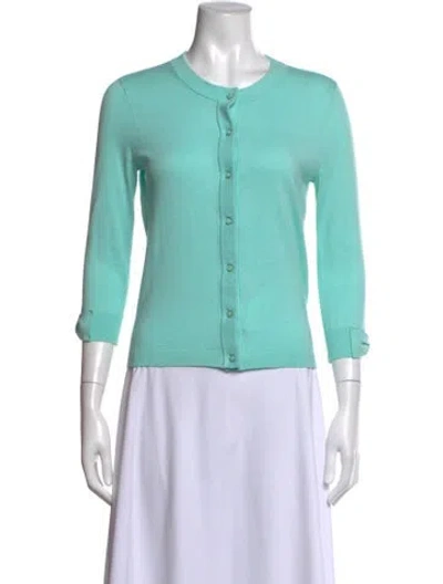 Pre-owned Kate Spade Crew Neck Sweater W/ Tags In Blue