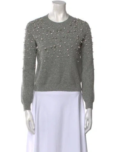 Pre-owned Kate Spade Crew Neck Sweater W/ Tags In Gray