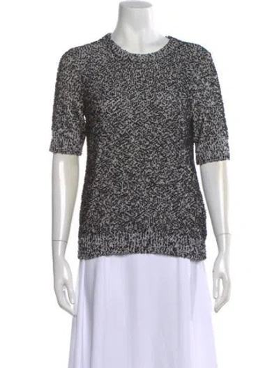 Pre-owned Kate Spade Crew Neck Sweater In White