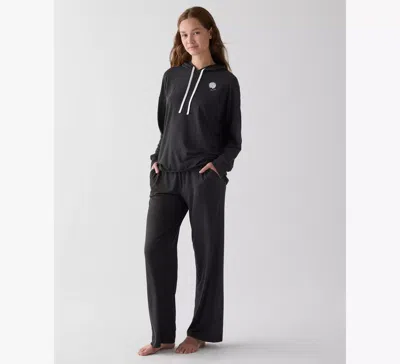 Kate Spade Critters Hooded Pant Set In Black