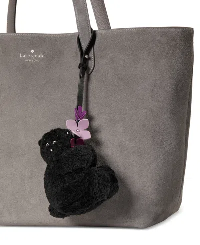 Kate Spade Critters Penelope Bear Bag Charm In Black