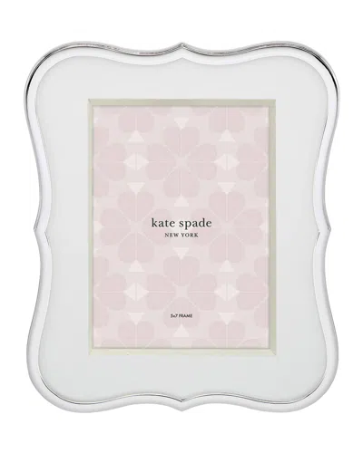 Kate Spade Crown Point 5" X 7" Picture Frame In Metallic