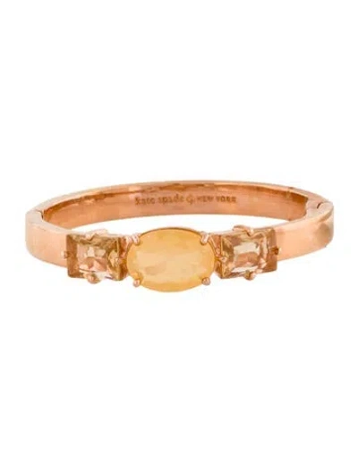 Pre-owned Kate Spade Crystal Bangle Bracelet, 6.75" In Multi