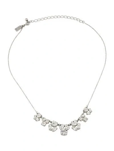 Pre-owned Kate Spade Crystal Collar Necklace, 18.25" In Multi