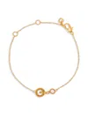 Kate Spade Crystal-embellished Bracelet In Gold
