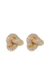 Kate Spade New York Cubic Zirconia Pave Love Knot Stud Earrings