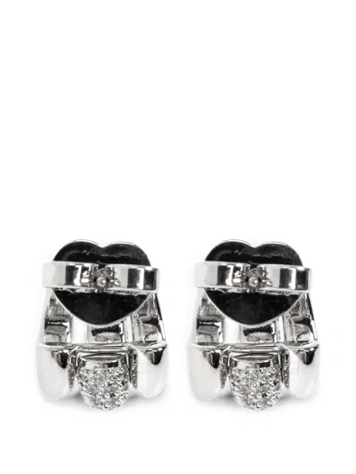 Kate Spade Crystal-embellished Earrings In Metallic