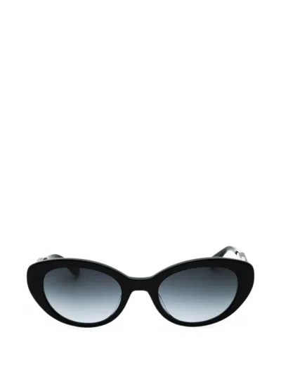 Kate Spade Crystals Cat-eye Sunglasses In Blue