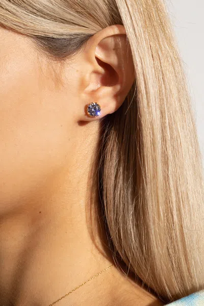 Kate Spade Cubic Zirconia Earrings In Gold