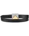 Kate Spade Cubic Zirconia Leather Wrap Bracelet In Black