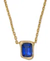 Kate Spade Cubic Zirconia Molten Pendant Necklace In Gold