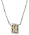Kate Spade Cubic Zirconia Molten Pendant Necklace In Metallic