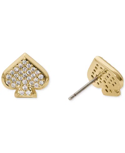 Kate Spade Cubic Zirconia Pave Stud Earrings In Pattern