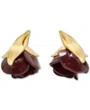 Kate Spade Cubic Zirconia Rose Buds Earrings In Multi