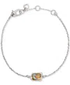 Kate Spade Cubic Zirconia Solitaire Bracelet In Metallic