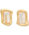 Kate Spade New York Molten Glass Statement Stud Earrings In Gold