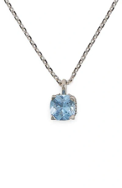 Kate Spade Women's Goldtone & Cubic Zirconia Pendant Necklace In Blue