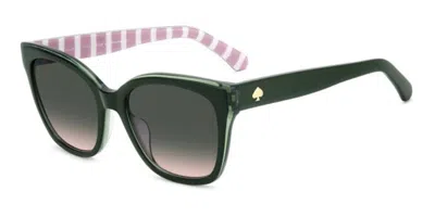 Kate Spade Daesha 2/g/s Vestibilità Orientale 1ed/jp Occhiali Da Sole Verdi Per Donna