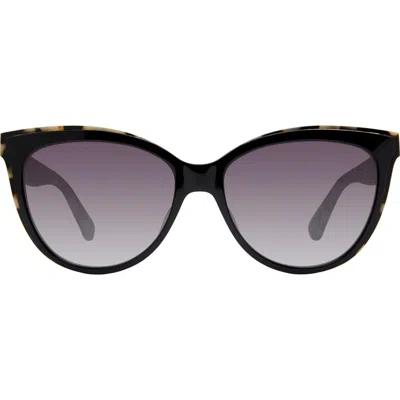 Kate Spade Daesha Cat Eye Sunglasses In Black