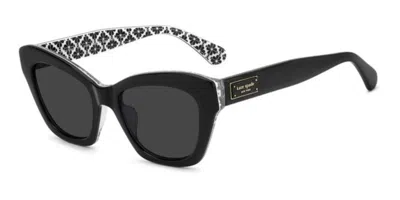 Kate Spade Daina 2/g/s Asian Fit 807/ir Women's Sunglasses Black Size 51