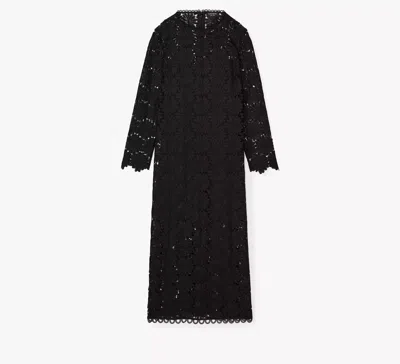 Kate Spade Daisy Lace Maxi Dress In Black