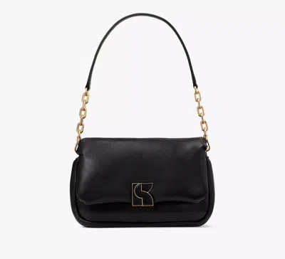 Kate Spade Dakota Puffy Leather Crossbody In Black