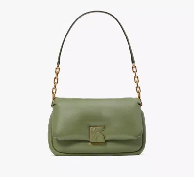 Kate Spade Dakota Puffy Leather Crossbody In Cedar Stand