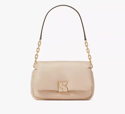 Kate Spade Dakota Puffy Leather Crossbody In Feather