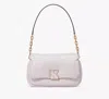 Kate Spade Dakota Puffy Leather Crossbody In Lilac Moonlight