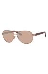 Kate Spade 'dalia2' 58mm Aviator Sunglasses In Red Gold/ Rose Flash