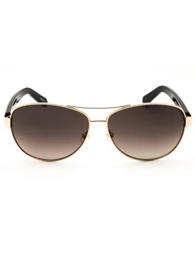 Kate Spade Dalia2/s Sunglasses In Gold Pattern Beige / Brown Sf