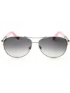 Kate Spade Dalia/s Us Sunglasses In Silver / Grey Gradient