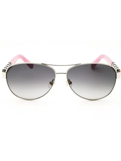 Kate Spade Dalia/s Us Sunglasses In Silver / Grey Gradient
