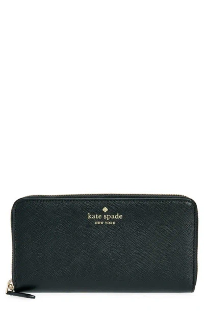 Kate Spade Dana Large Continental Wallet In Black