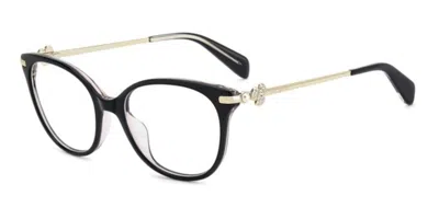 Kate Spade Dariela 2/g Asian Fit 3h2 Women's Glasses Black Size 52 - Free Lenses - Blue Light Block Available In Orange