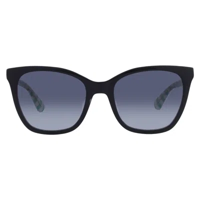 Kate Spade Dark Gray Shaded Butterfly Ladies Sunglasses Desi/f/s 0807/9o 55 In ["grey","black"]