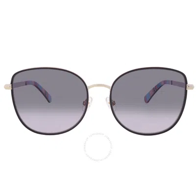 Kate Spade Dark Grey Gradient Butterfly Ladies Sunglasses Maryam/g/s 0j5g/9o