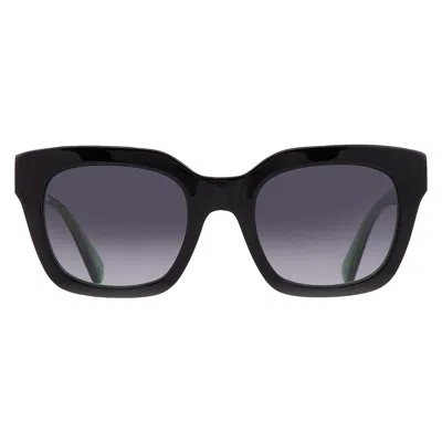Kate Spade Dark Grey Shaded Square Ladies Sunglasses Camryn/s 07zj/9o 50 In Blue