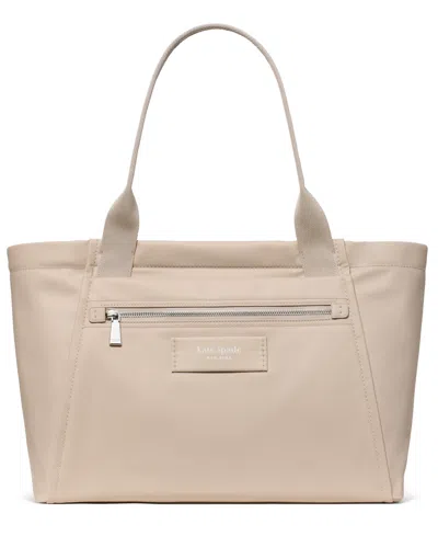 Kate Spade Dash Extra-large Nylon Tote Handbag In Neutral