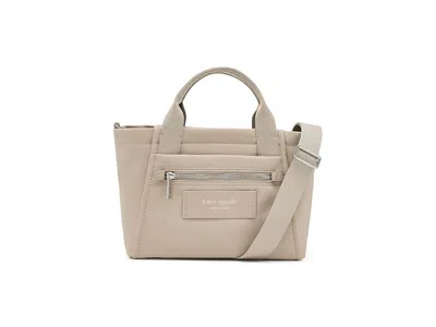 Kate Spade Dash Small Nylon Tote Bag Tote Handbags Earthenware In Neutral