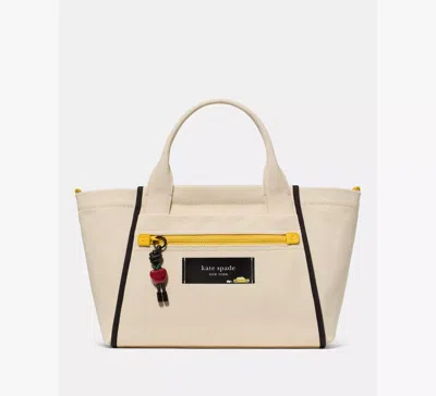 Kate Spade New York Dash Taxi Canvas Tote Bag In Black