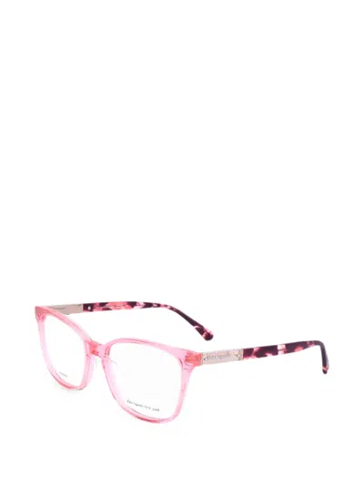 Kate Spade 다비나 스퀘어 프레임 안경 In Pink