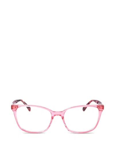 Kate Spade Davina Square-frame Glasses In Pink