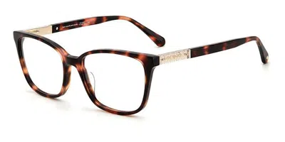 Kate Spade Davina 086 Women's Glasses Tortoiseshell Size 52 - Free Lenses - Blue Light Block Available In Brown