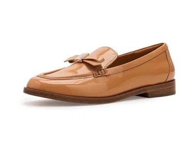 Kate Spade Deco Bow Loafers In Brown