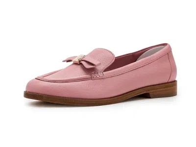 Kate Spade Deco Bow Pebbled Leather Loafers